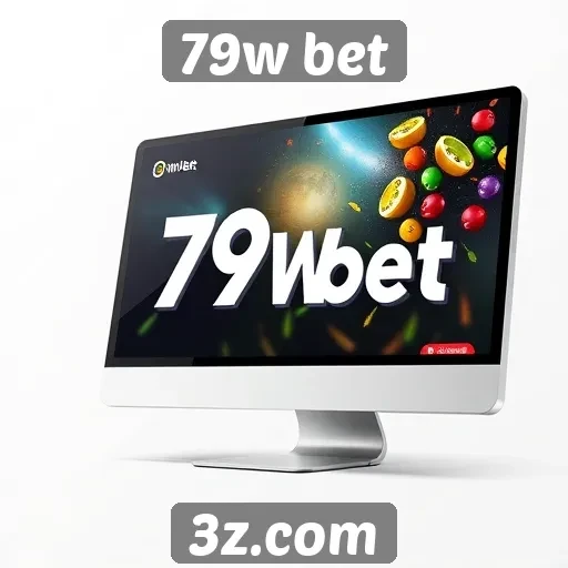 Visual atraente e navegação fácil no site 79w bet
