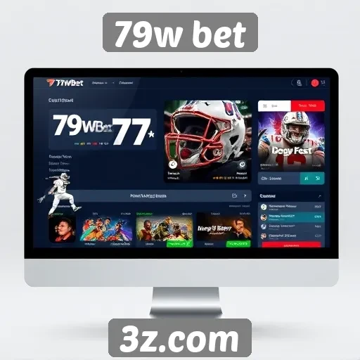 Facilidade de navegação na plataforma 79w bet